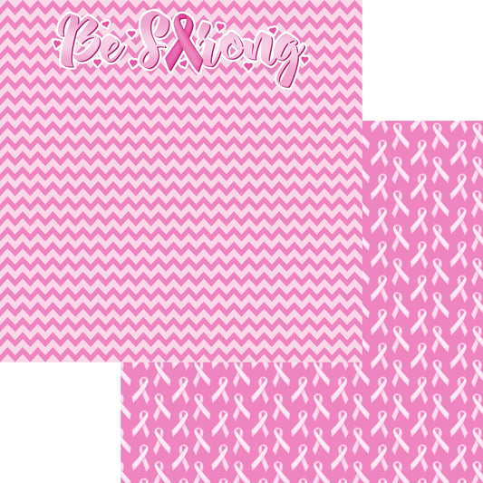 Be Strong Collection Be Strong 12 x 12 Double-Sided Scrapbook Paper by SSC Designs - 15 Pack