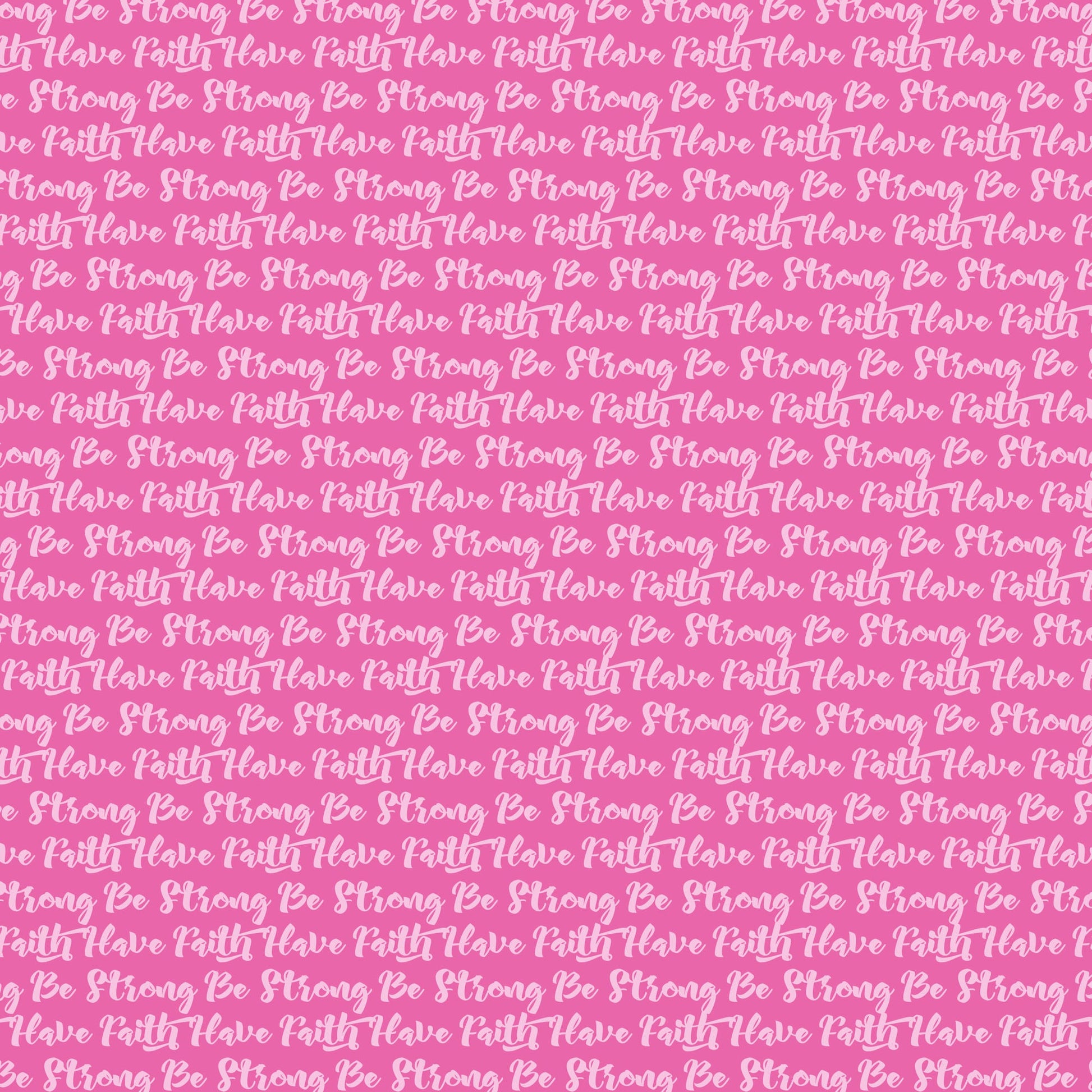 Be Strong Collection Have Faith 12 x 12 Double-Sided Scrapbook Paper by SSC Designs