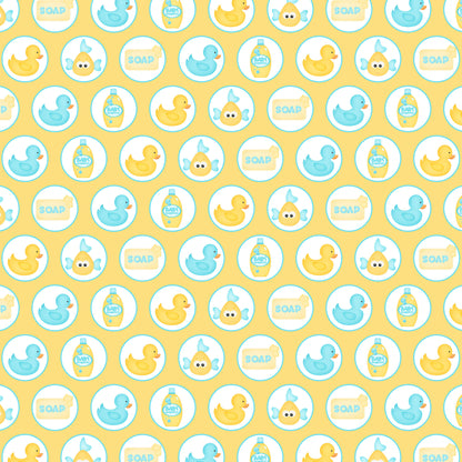 Bathtub Time Boy Collection Bath Time 12 x 12 Double-Sided Scrapbook Paper - 15 Pack