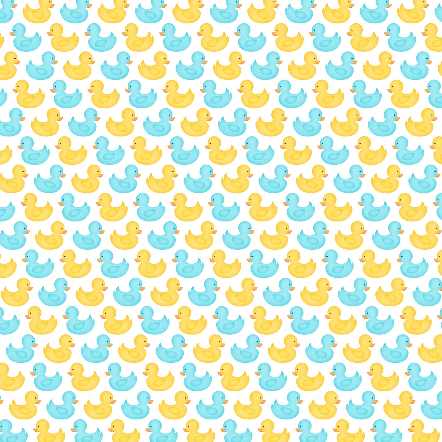 Bathtub Time Boy Collection Rubber Duckies 12 x 12 Double-Sided Scrapbook Paper - 15 Pack