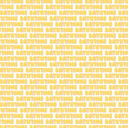 Bathtub Time Girl Collection Bath Time 12 x 12 Double-Sided Scrapbook Paper by SSC Designs