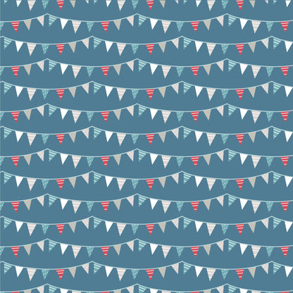 By The Sea Collection Flying Flags 12 x 12 Double-Sided Scrapbook Paper by SSC Designs