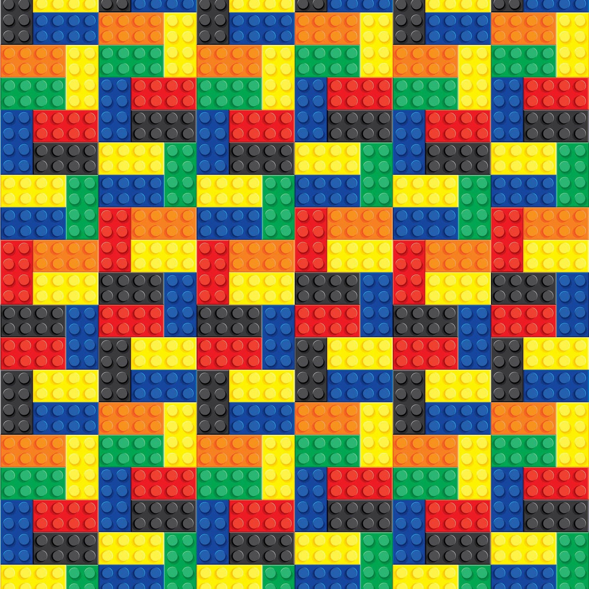 The Building Blocks Collection Multi-Color Blocks 12 x 12 Double-Sided Scrapbook Paper by SSC Designs
