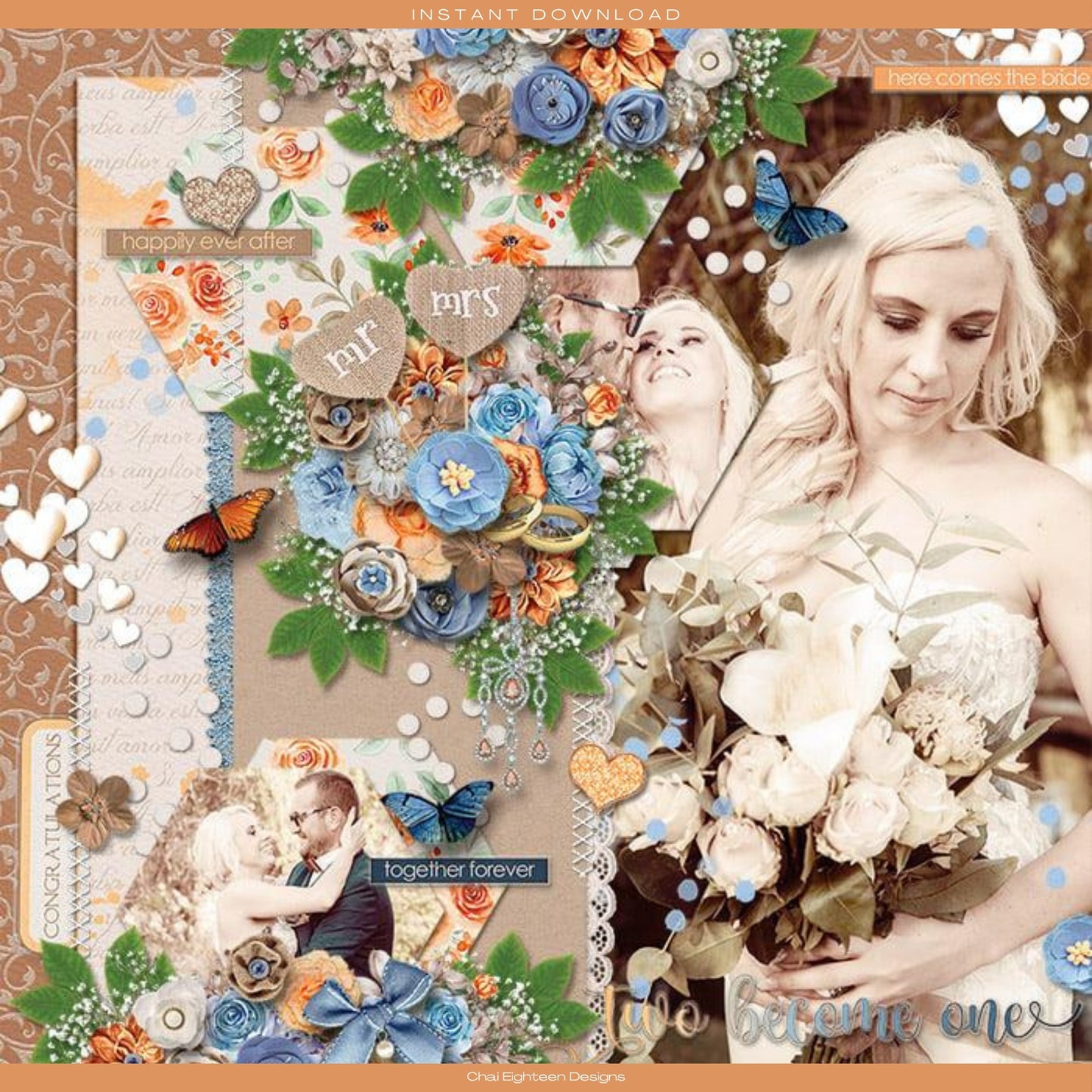 Now & Forever Collection Laser Cut Scrapbook Ephemera Embellishments by SSC Designs - 3 Packs