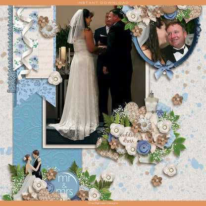 Now & Forever Collection Laser Cut Scrapbook Ephemera Embellishments by SSC Designs - 3 Packs
