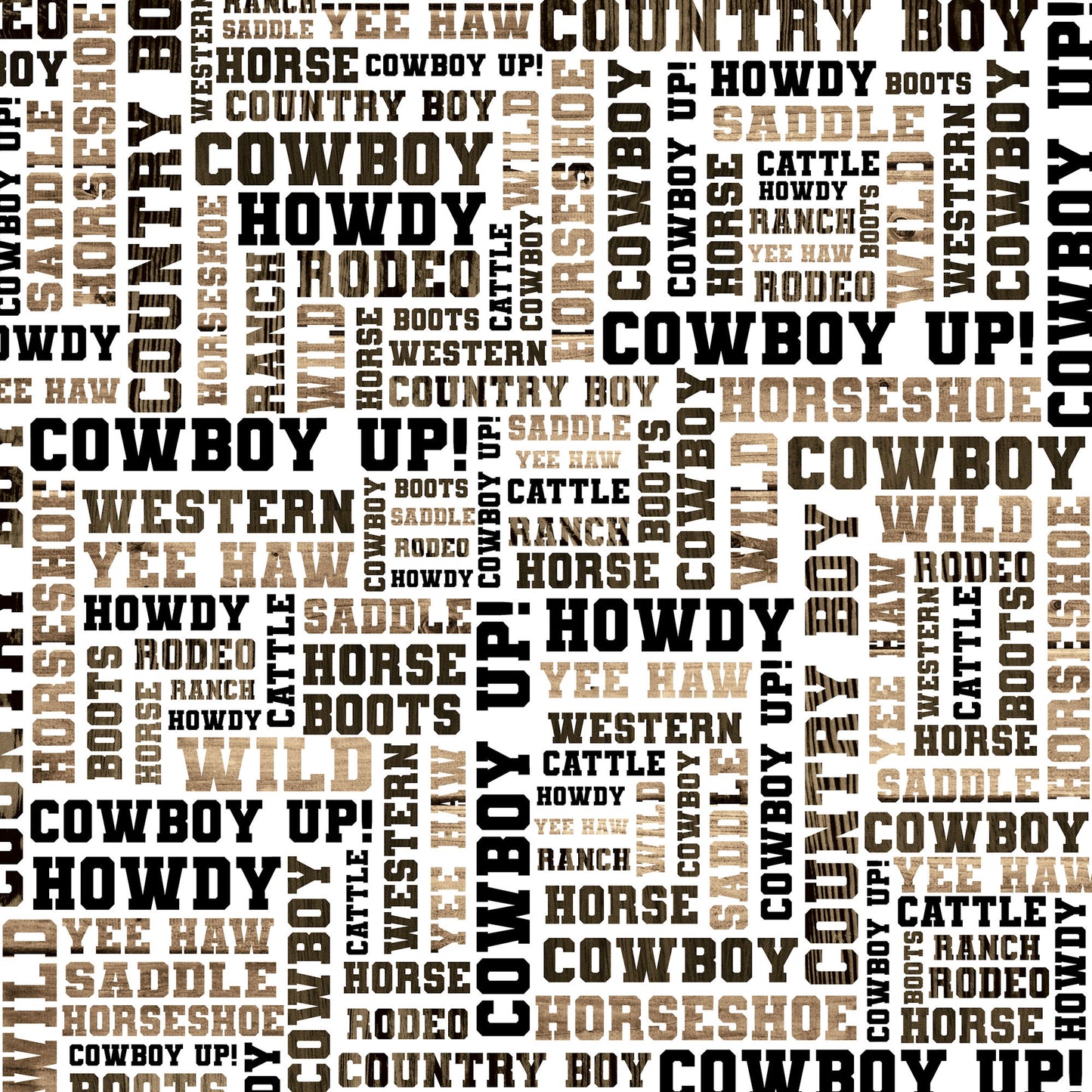 Cowboys Collection Cowboy Up 12 x 12 Double-Sided Scrapbook Paper - 15 Pack