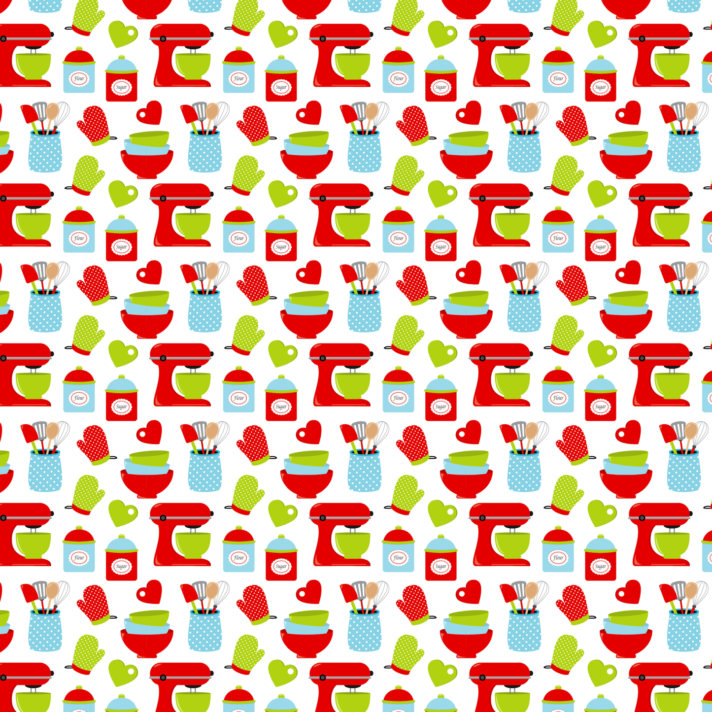 Christmas Baking Collection Mix It Up 12 x 12 Double-Sided Scrapbook Paper by SSC Designs - 15 Pack