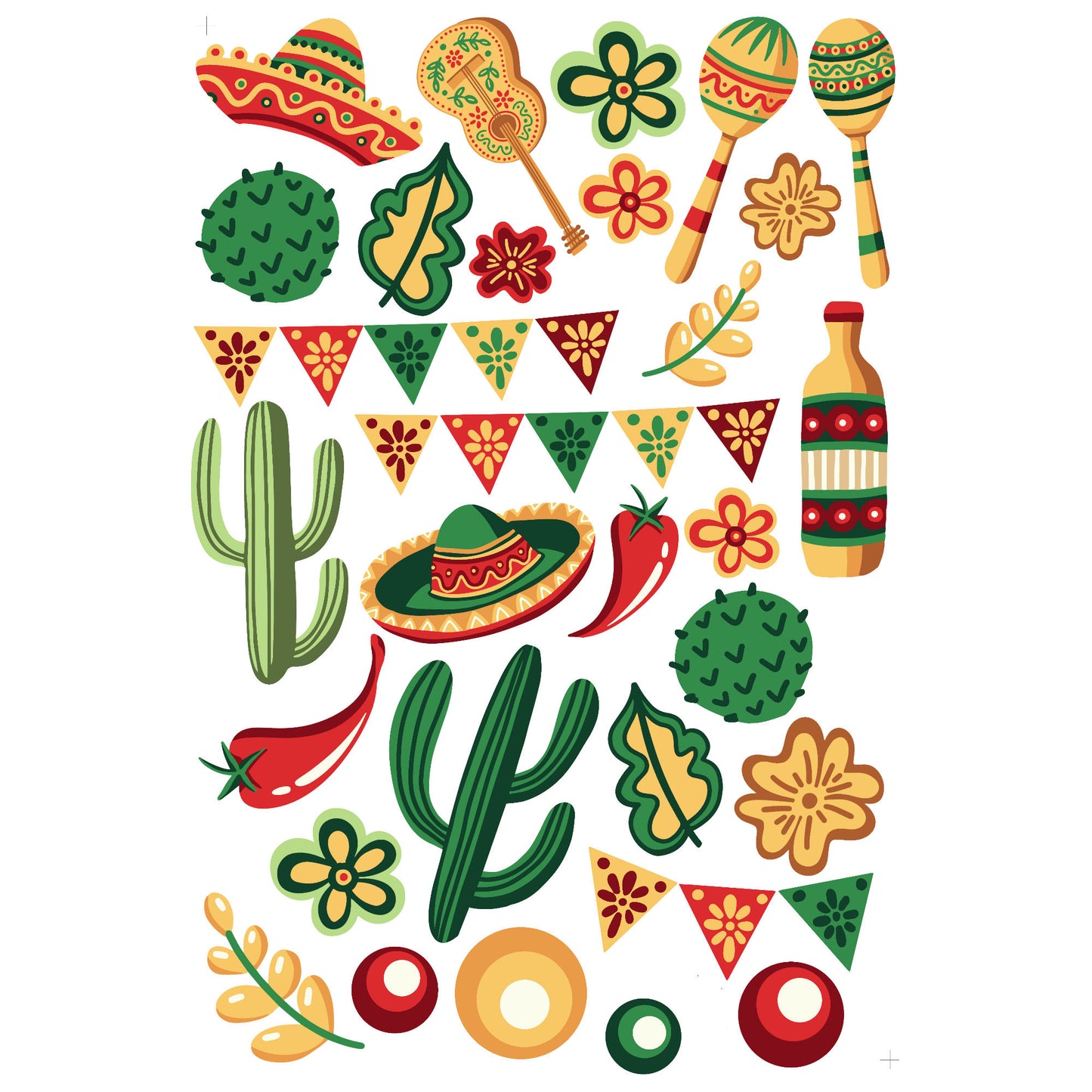 Cinco De Mayo Collection Laser Cut Scrapbook Ephemera Embellishments by SSC Designs - 3 Packs