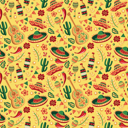 Cinco De Mayo Collection Fiesta 12 x 12 Double-Sided Scrapbook Paper by SSC Designs - 15 Pack