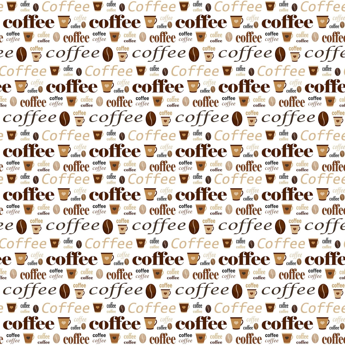 Coffee Lover Collection Oh Beans 12 x 12 Double-Sided Scrapbook Paper by SSC Designs