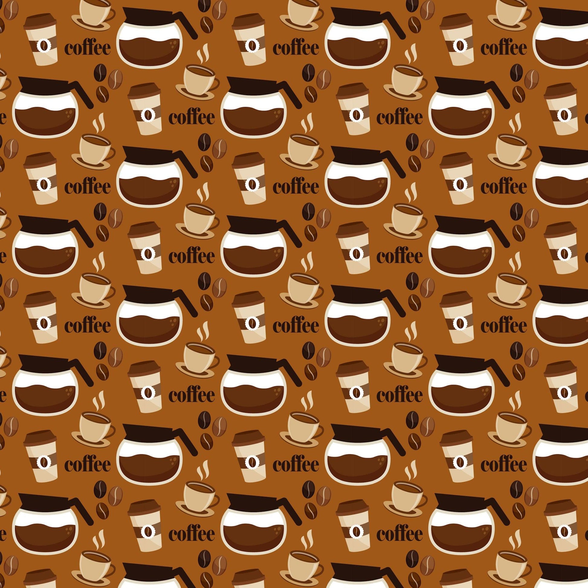 Coffee Lover Collection Good Morning 12 x 12 Double-Sided Scrapbook Paper by SSC Designs