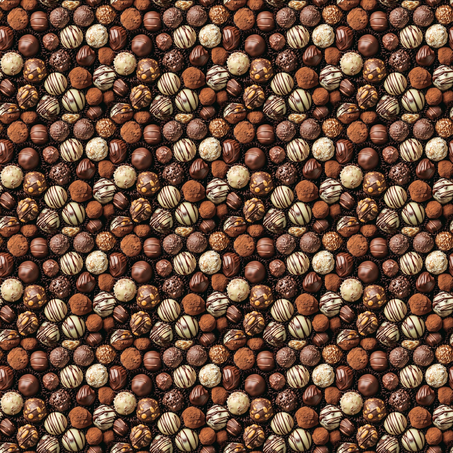 Chocolate Heaven Decadent Chocolate 12 x 12 Double-Sided Scrapbook Paper by SSC Designs - 15 Pack