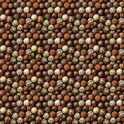 Chocolate Heaven Decadent Chocolate 12 x 12 Double-Sided Scrapbook Paper by SSC Designs - 15 Pack