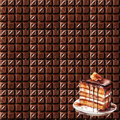 Chocolate Heaven Chocolate Fountain 12 x 12 Double-Sided Scrapbook Paper by SSC Designs - 15 Pack