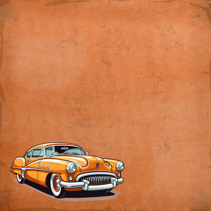 Classic Cars Collection Classic Cars 12 x 12 Double-Sided Scrapbook Paper by SSC Designs - 15 Pack