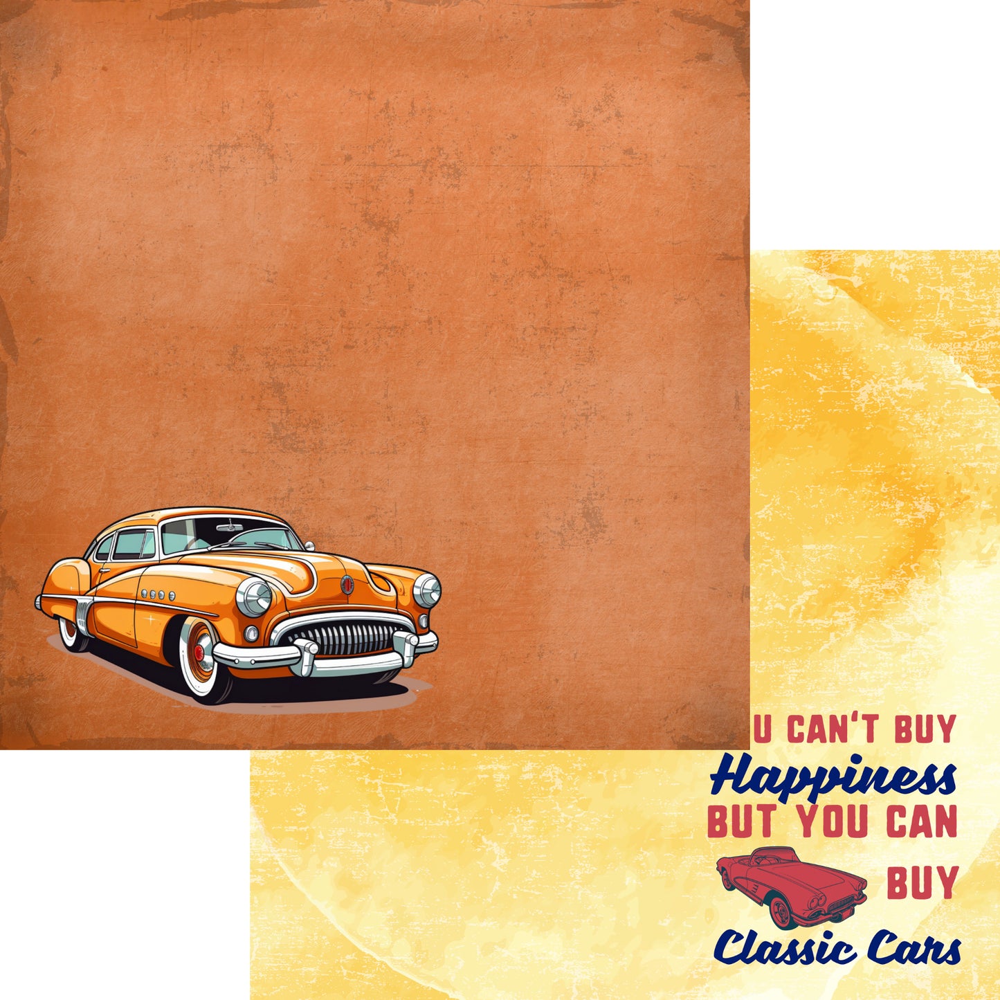 Classic Cars 12 x 12 Scrapbook Collection Kit by SSC Designs - 3 Kits