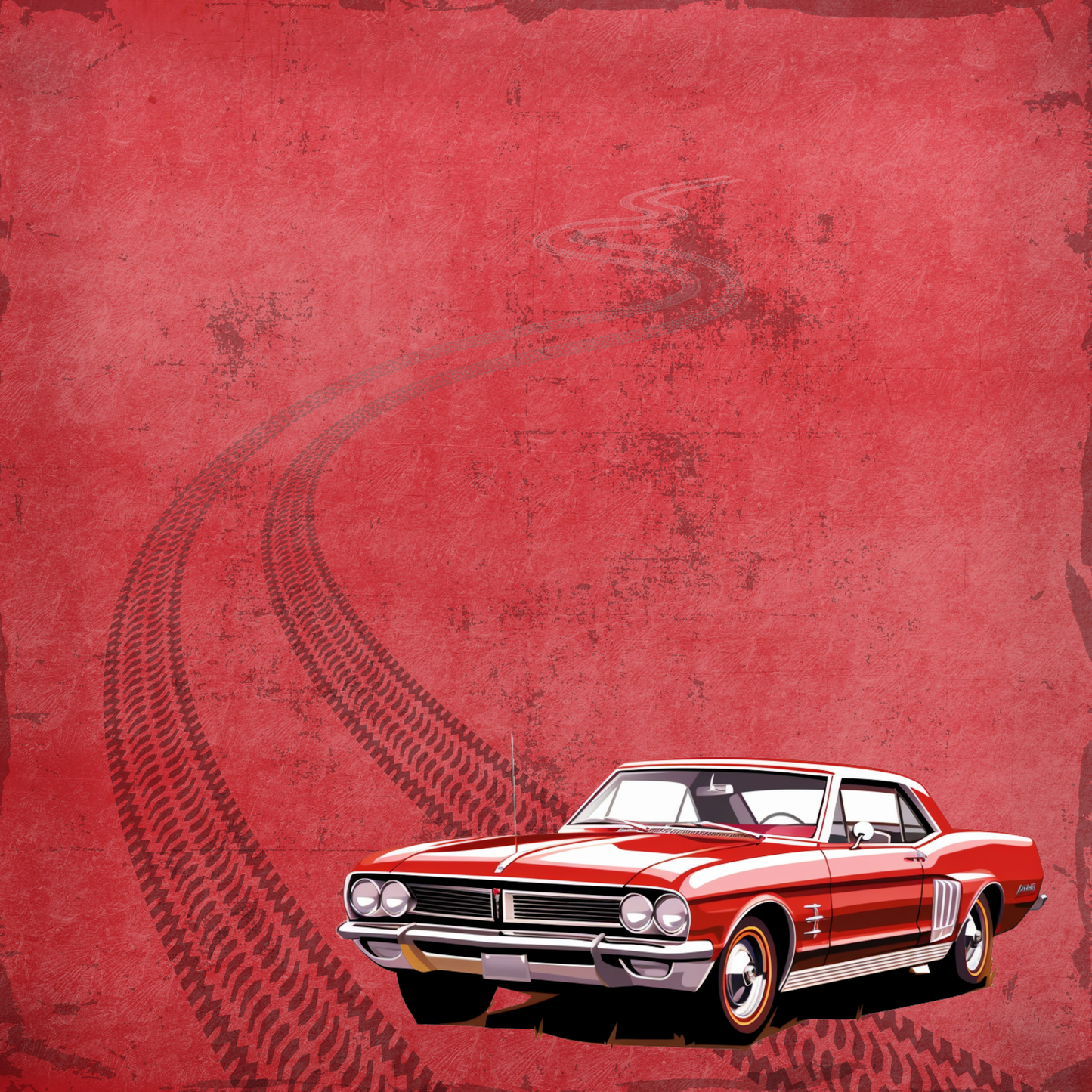 Classic Cars Collection Vintage Car Show 12 x 12 Double-Sided Scrapbook Paper by SSC Designs - 15 Pack