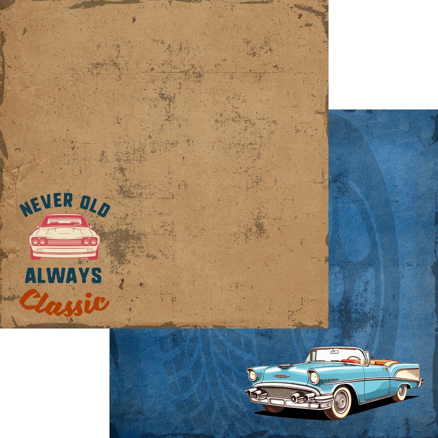 Classic Cars 12 x 12 Scrapbook Collection Kit by SSC Designs - 3 Kits