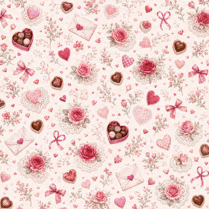 Creative Calendar Collection February 12x12 Double-Sided Scrapbook Paper by SSC Designs - 15 Pack