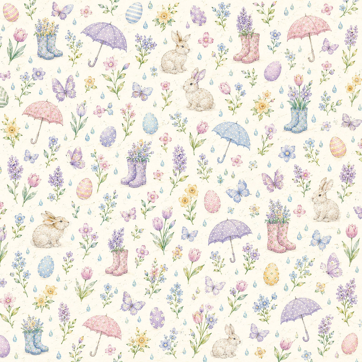 Creative Calendar Collection April 12x12 Double-Sided Scrapbook Paper by SSC Designs - 15 Pack