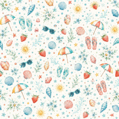 Creative Calendar Collection June 12x12 Double-Sided Scrapbook Paper by SSC Designs - 15 Pack