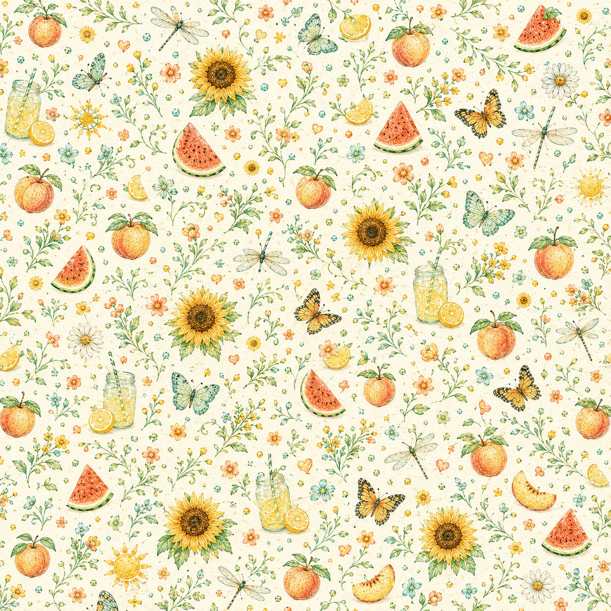 Creative Calendar Collection August 12x12 Double-Sided Scrapbook Paper by SSC Designs - 15 Pack