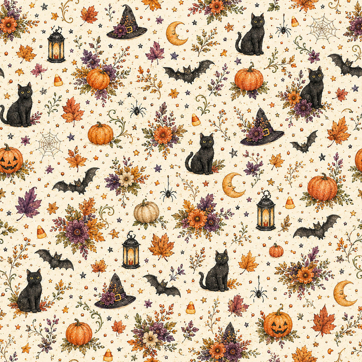 Creative Calendar Collection October 12x12 Double-Sided Scrapbook Paper by SSC Designs - 15 Pack