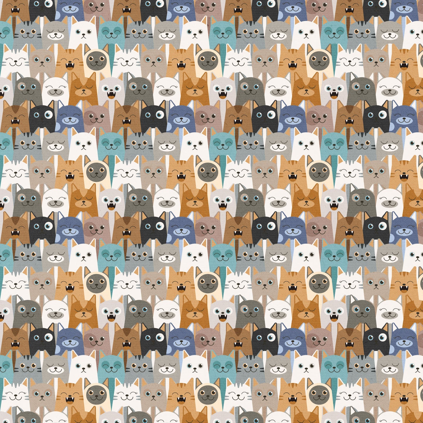 Cat Lover Collection Playful Purrs 12 x 12 Double-Sided Scrapbook Paper by SSC Designs - 15 Pack