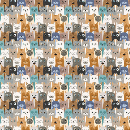 Cat Lover Collection Playful Purrs 12 x 12 Double-Sided Scrapbook Paper by SSC Designs - 15 Pack