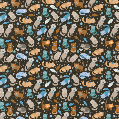 Cat Lover Collection Meow Magic 12 x 12 Double-Sided Scrapbook Paper by SSC Designs - 15 Pack