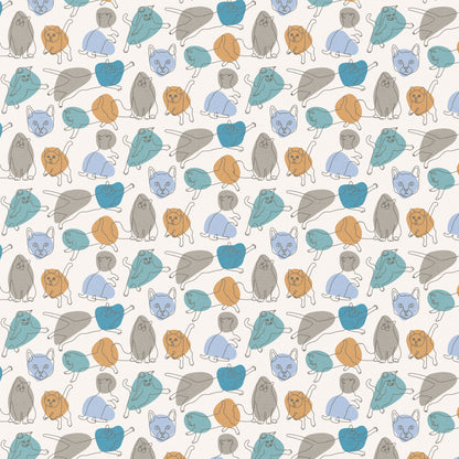 Cat Lover Collection Catitude 12 x 12 Double-Sided Scrapbook Paper by SSC Designs - 15 Pack