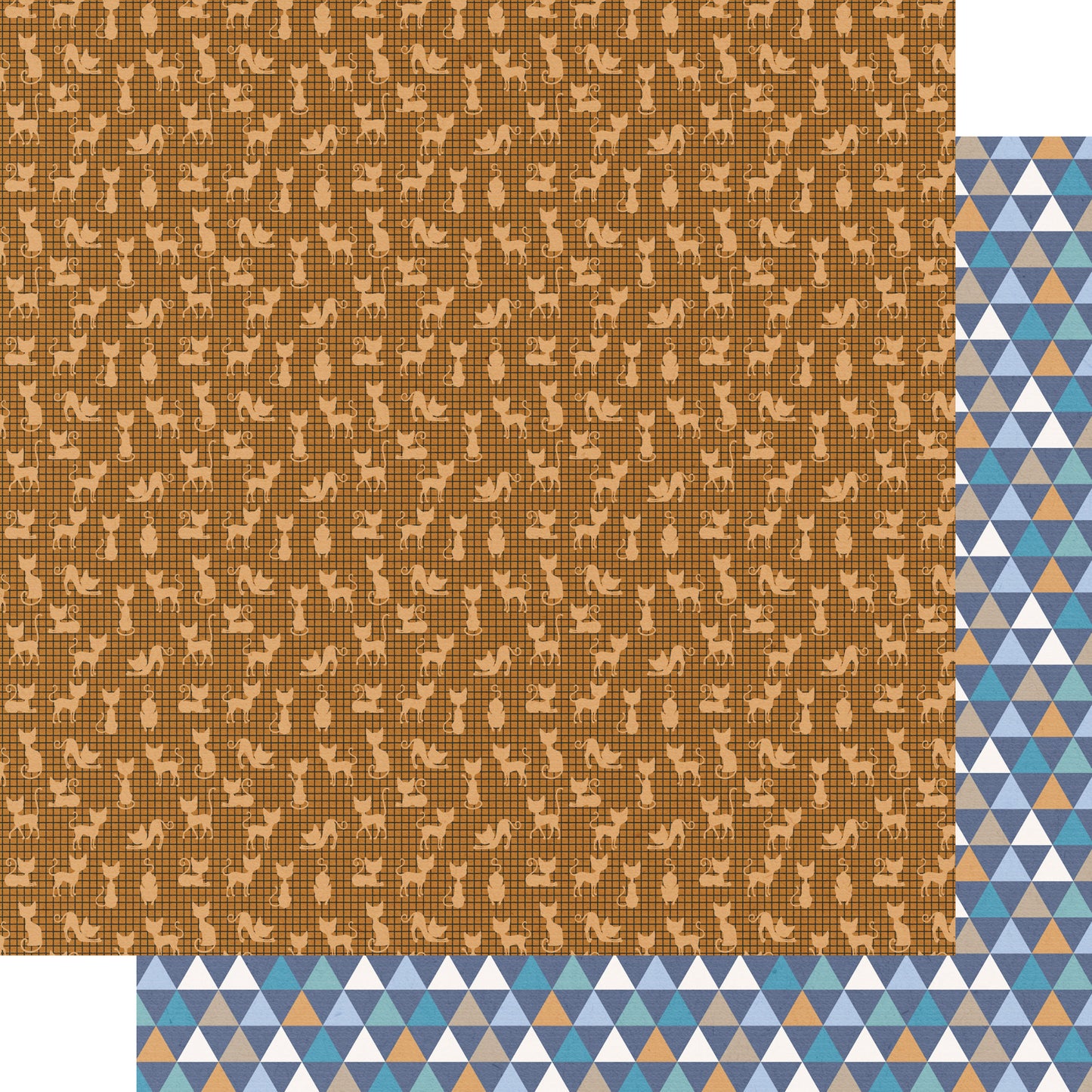 Cat Lover Collection Whisker Wonderland 12 x 12 Double-Sided Scrapbook Paper by SSC Designs - 15 Pack