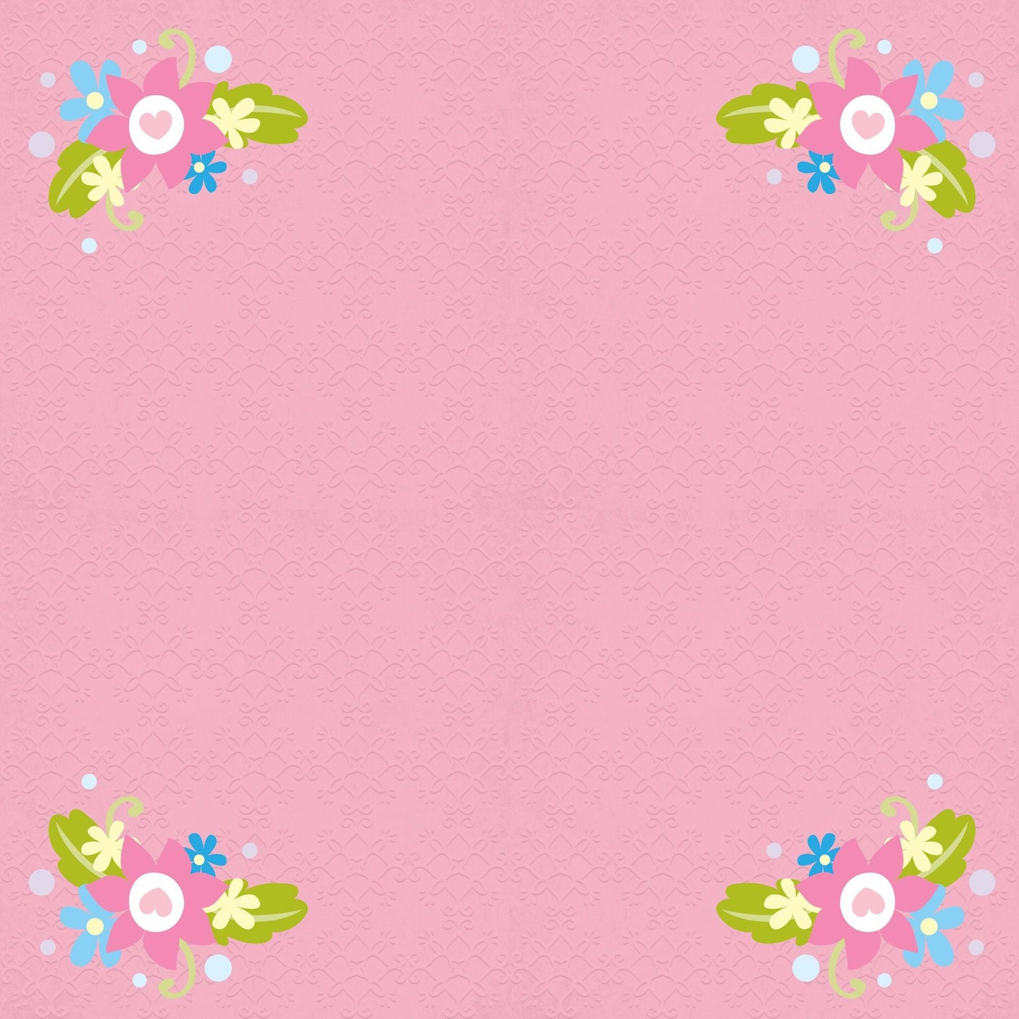 Cinderella Collection Princess 12 x 12 Double-Sided Scrapbook Paper by SSC Designs