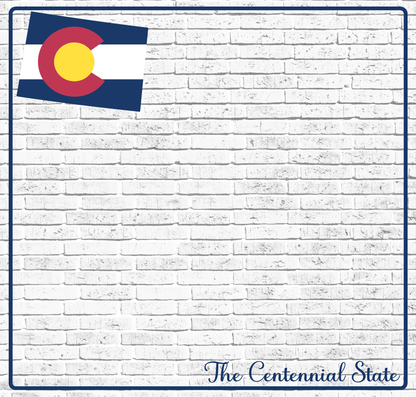 Fifty States Collection Colorado 12 x 12 Double-Sided Scrapbook Paper by SSC Designs - 15 Pack