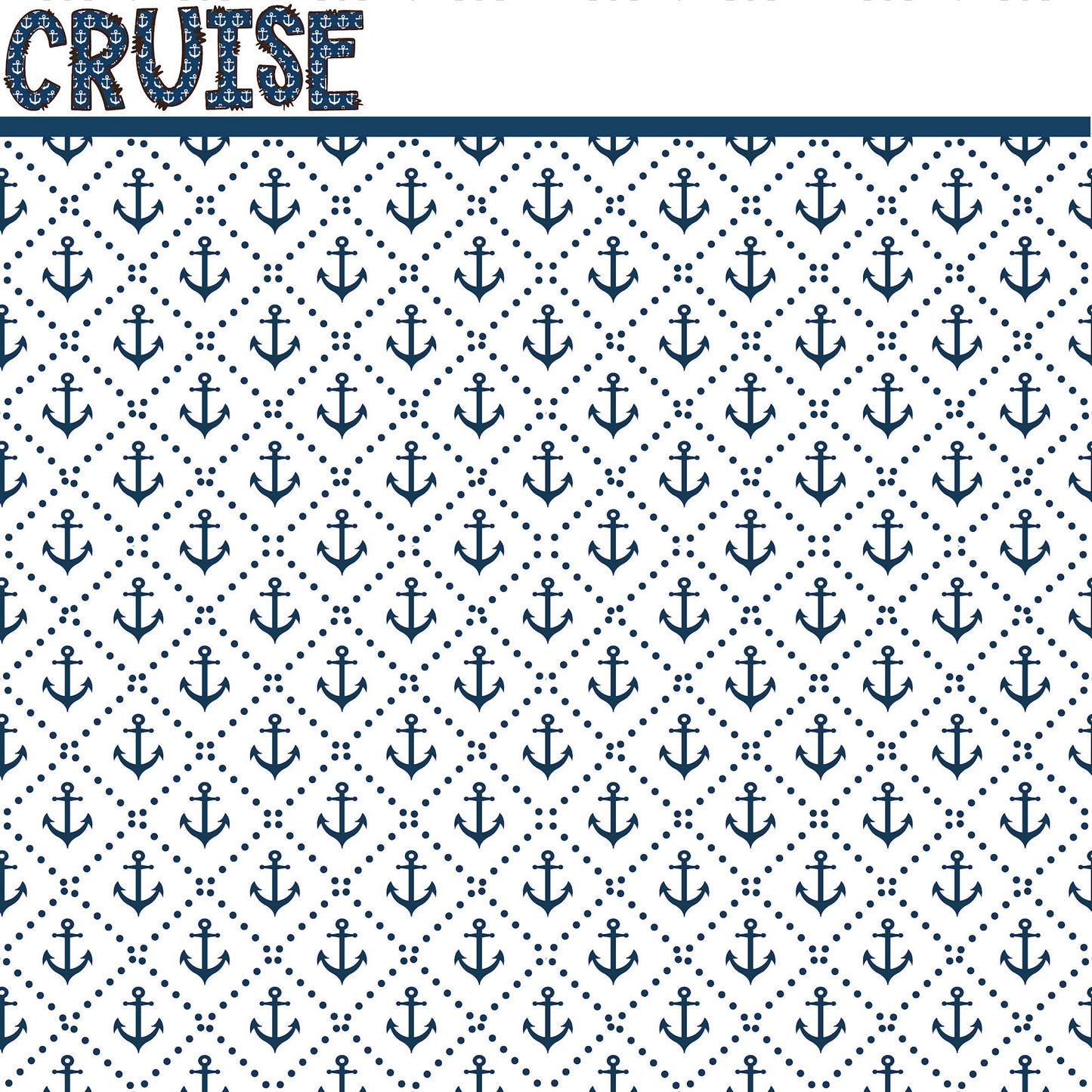 Cruise Collection Cruise 2025 12 x 12 Double-Sided Scrapbook Paper - 15 Pack