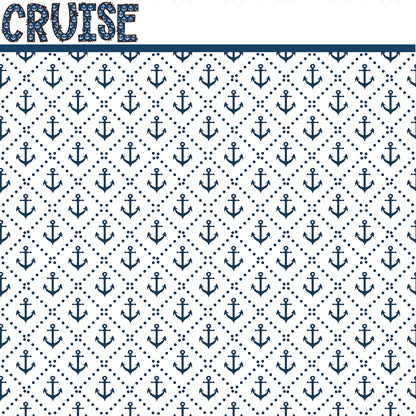 Cruise Collection Cruise 2025 12 x 12 Double-Sided Scrapbook Paper - 15 Pack
