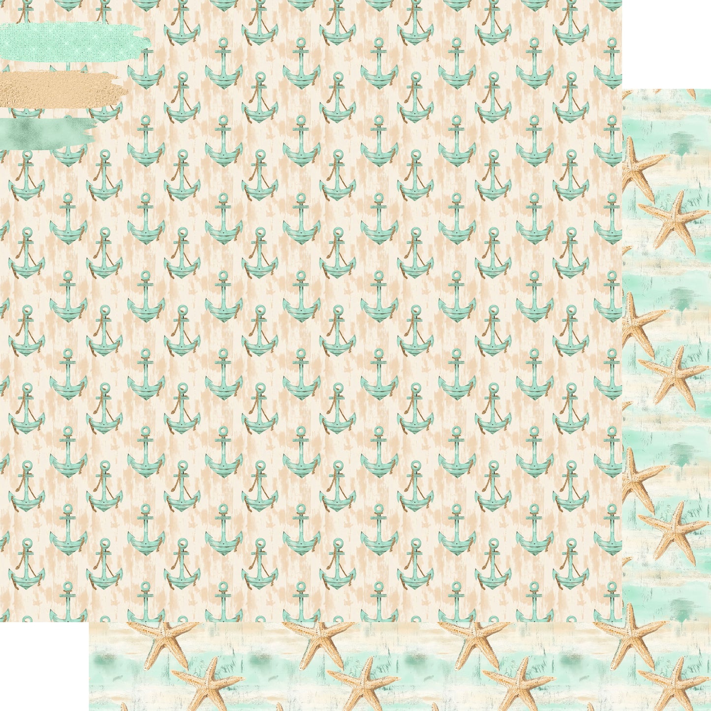 Coastal Shores 12 x 12 Scrapbook Paper & Embellishment Kit by SSC Designs - 3 Kits