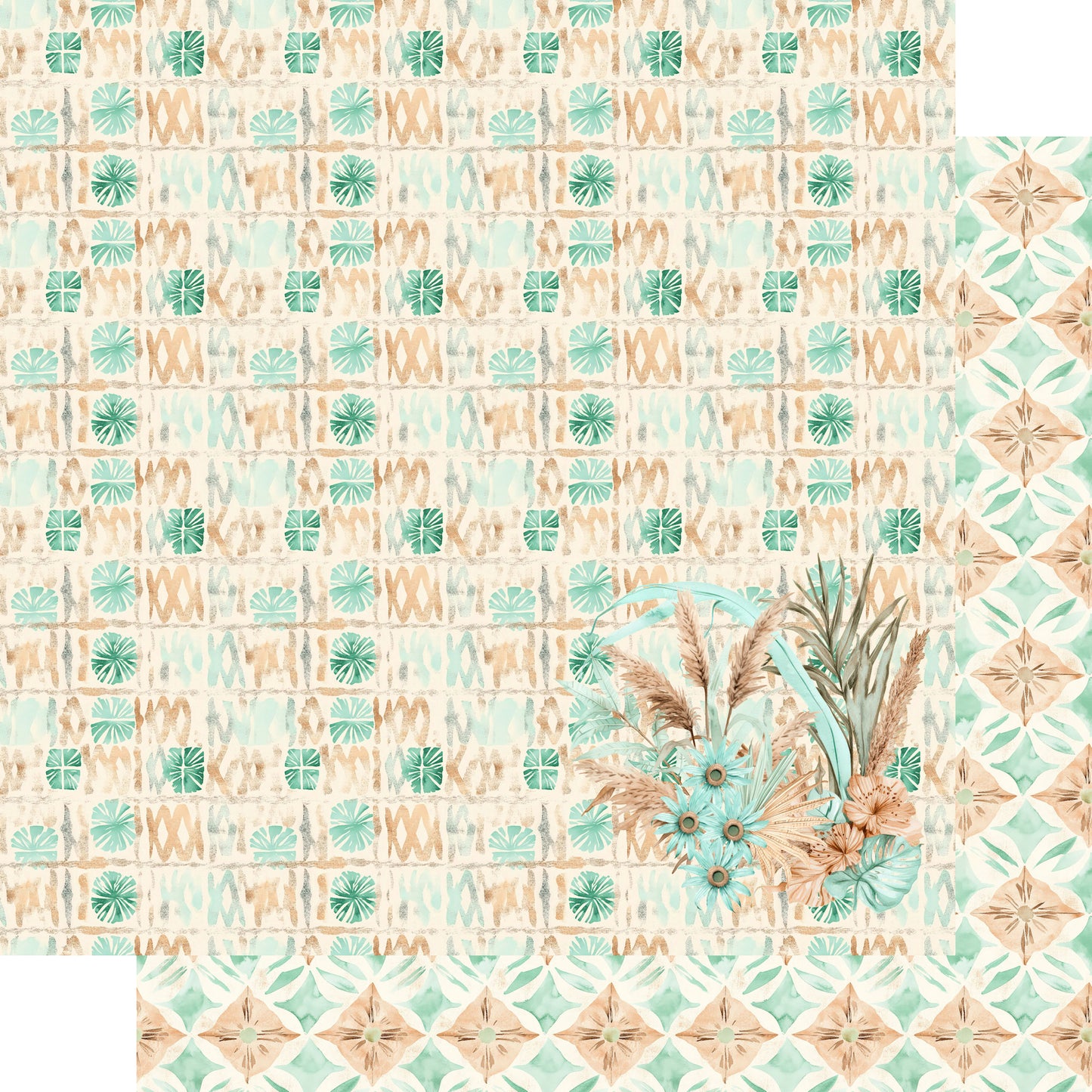 Coastal Shores 12 x 12 Scrapbook Paper & Embellishment Kit by SSC Designs - 3 Kits
