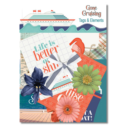Gone Cruising Collection Laser Cut Scrapbook Words & Sayings Embellishments by SSC Designs - 3 Packs