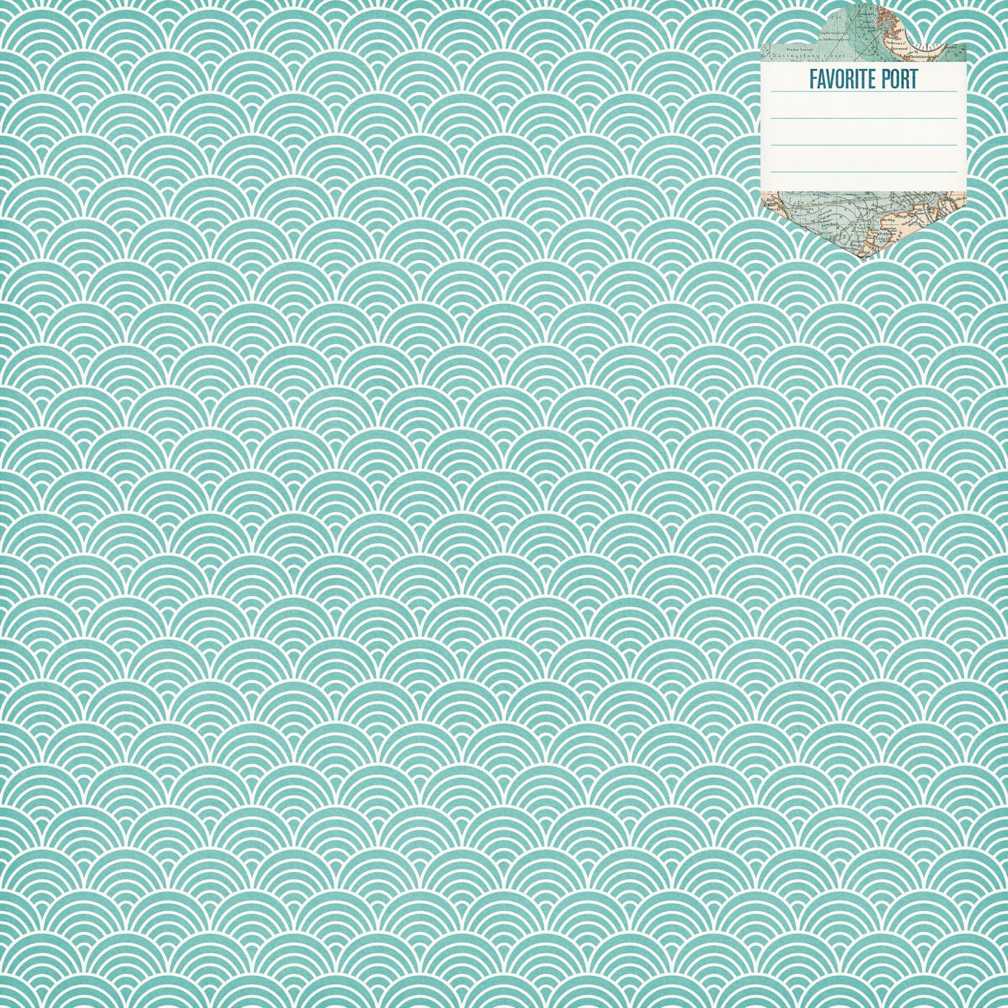 Gone Cruising Collection All Aboard Adventure 12 x 12 Double-Sided Scrapbook Paper by SSC Designs - 15 Pack