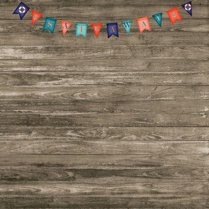 Gone Cruising Collection Bon Voyage Confetti 12 x 12 Double-Sided Scrapbook Paper by SSC Designs - 15 Pack