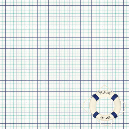 Gone Cruising Collection Midnight on the Deck 12 x 12 Double-Sided Scrapbook Paper by SSC Designs - 15 Pack
