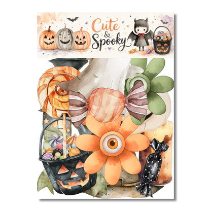 Cute & Spooky 12 x 12 Scrapbook Paper & Embellishment Kit by SSC Designs - 3 Kits