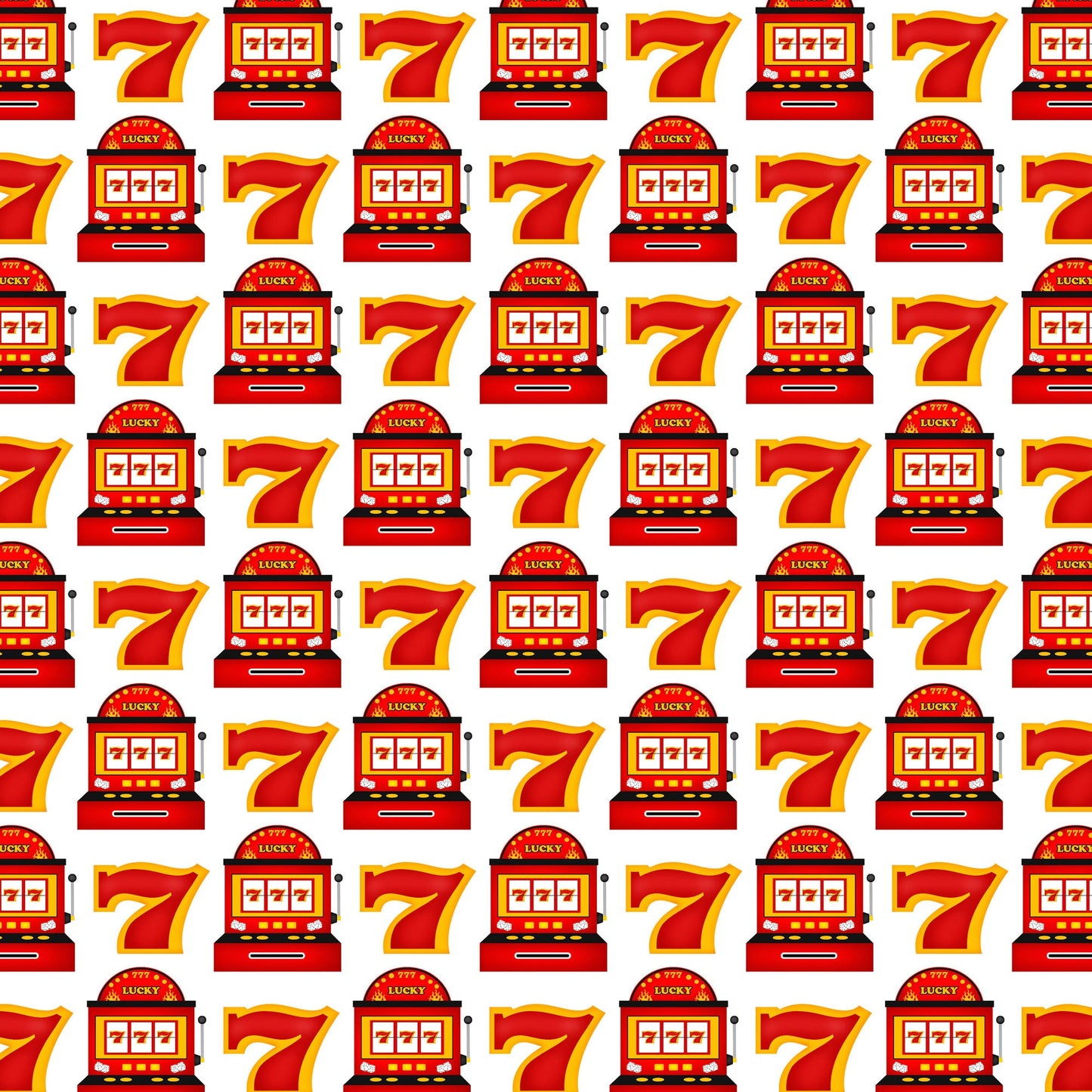 Casino Collection Lucky Sevens 12 x 12 Double-Sided Scrapbook Paper by SSC Designs