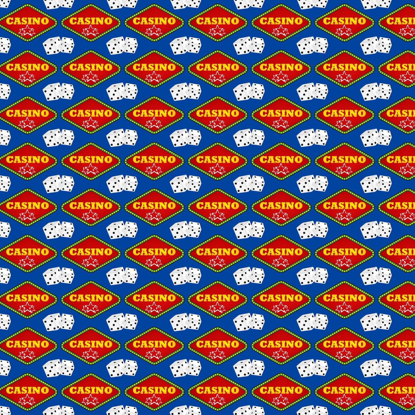 Casino Collection Dice 12 x 12 Double-Sided Scrapbook Paper by SSC Designs