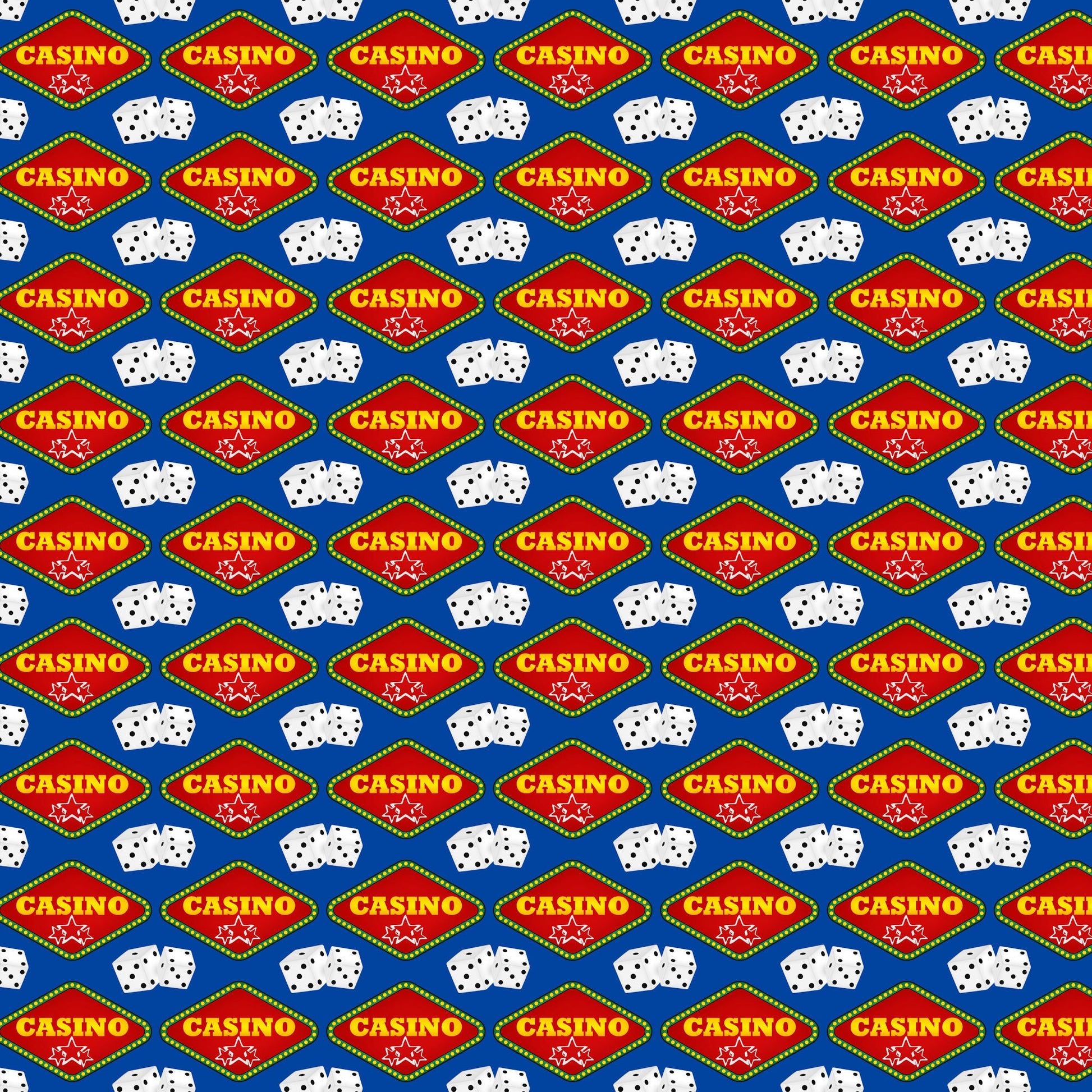 Casino Collection Dice 12 x 12 Double-Sided Scrapbook Paper by SSC Designs