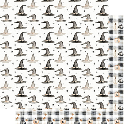 Cute & Spooky Collection Witchy Whimsy 12 x 12 Double-Sided Scrapbook Paper by SSC Designs - 15 Pack