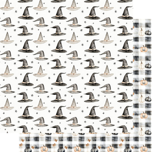 Cute & Spooky Collection Witchy Whimsy 12 x 12 Double-Sided Scrapbook Paper by SSC Designs - 15 Pack