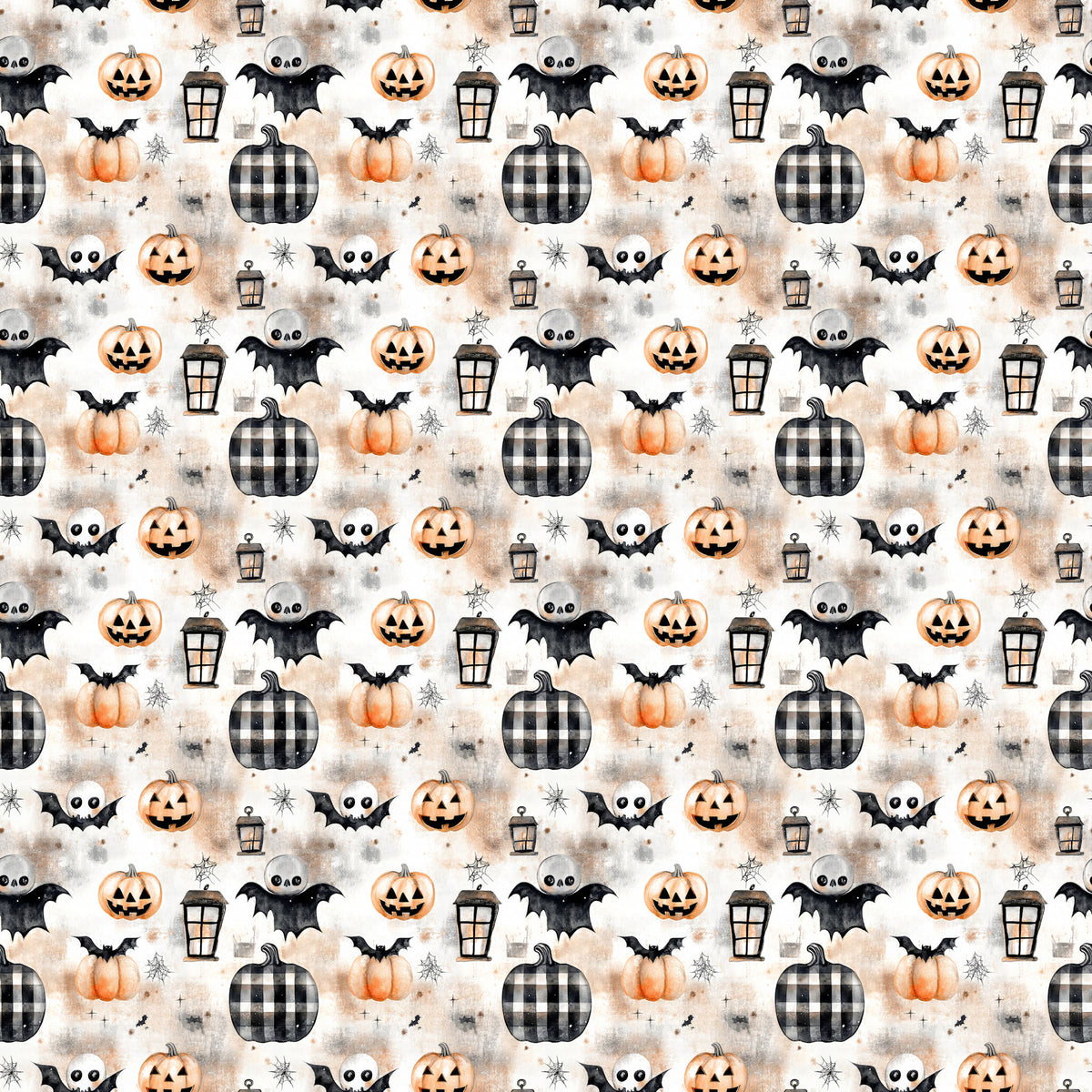 Cute & Spooky Collection Cats & Bats 12 x 12 Double-Sided Scrapbook Paper by SSC Designs - 15 Pack