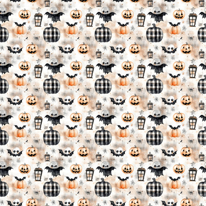 Cute & Spooky Collection Cats & Bats 12 x 12 Double-Sided Scrapbook Paper by SSC Designs - 15 Pack